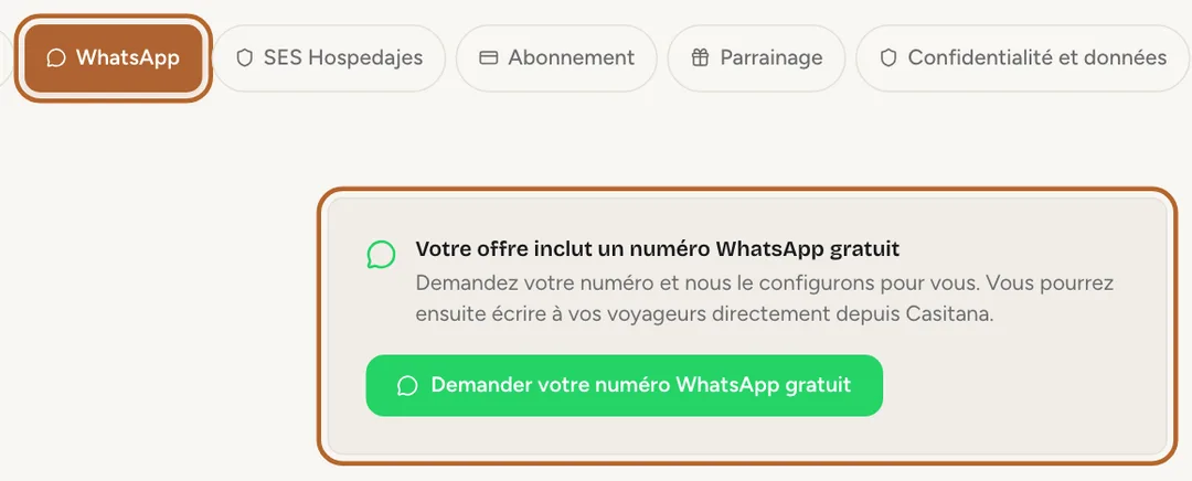 Capture d’écran : Obtenir WhatsApp