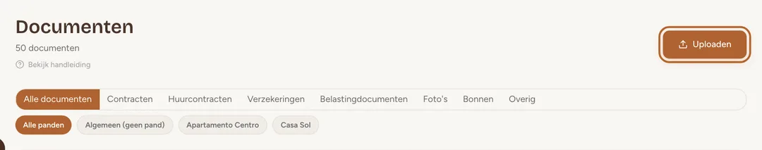 Schermafbeelding: Open Documenten