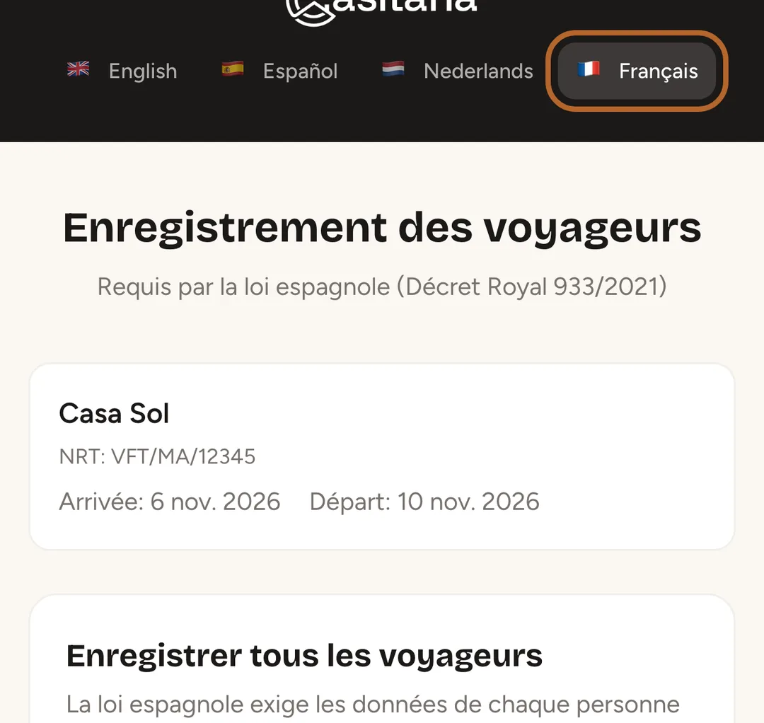 Capture d’écran : Ouvrez le lien