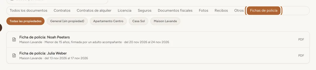 Captura de pantalla: En Documentos