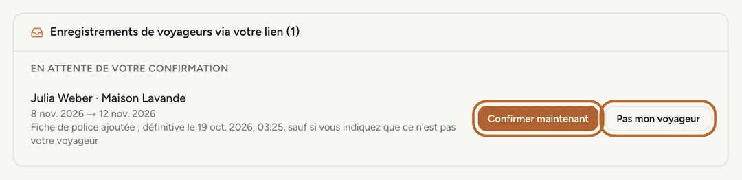 Capture d’écran : Retenue quelques heures