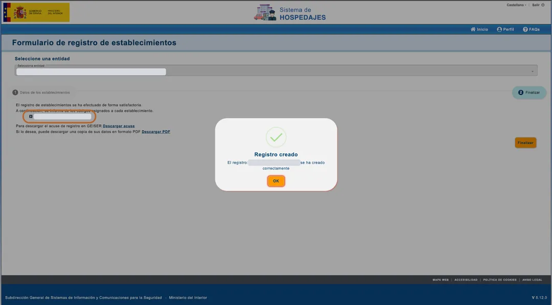 Screenshot: Write down the codes