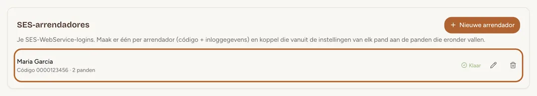 Schermafbeelding: Eén arrendador voor al je panden