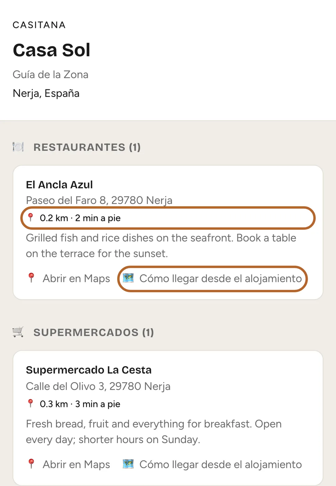 Captura de pantalla: La guía de la zona