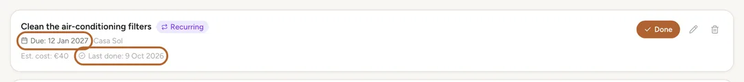 Screenshot: Tick it off