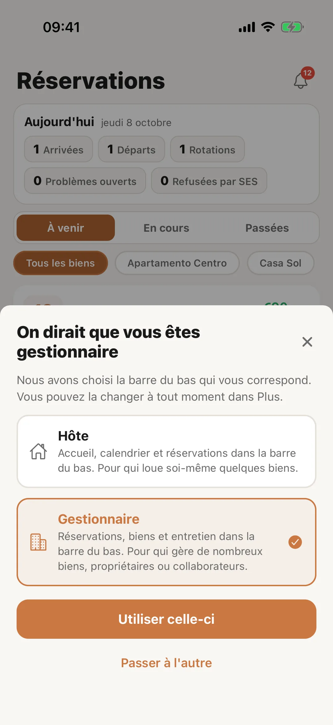 Capture d’écran : L’application vous en propose une