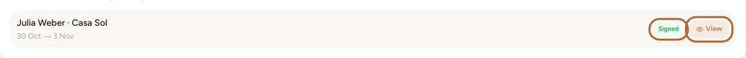 Screenshot: See it signed
