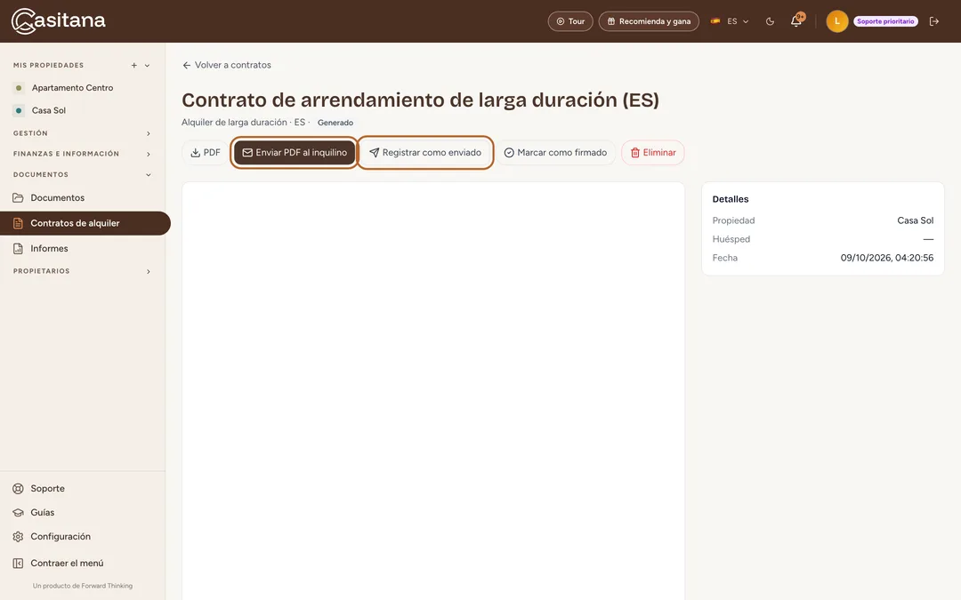 Captura de pantalla: Descárgalo, envíalo, regístralo