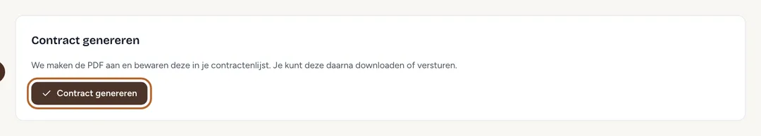 Schermafbeelding: Genereer het