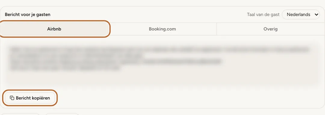 Schermafbeelding: Plak hem in Airbnb
