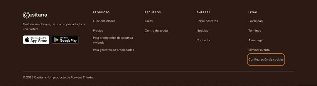 Captura de pantalla: Cambia tu elección más tarde