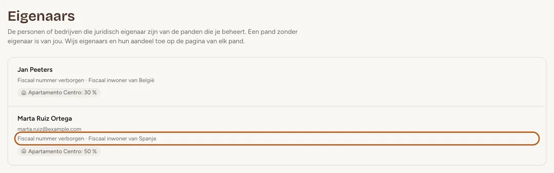 Schermafbeelding: Je eigenaars